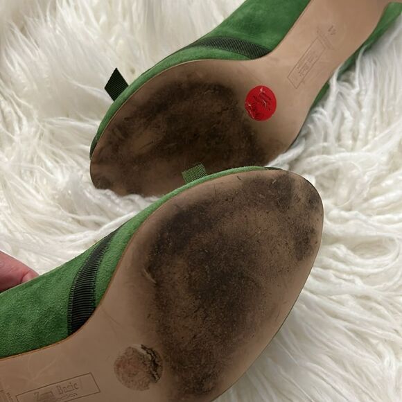 Vintage suede zara peep toe size 41 - Picture 6 of 6